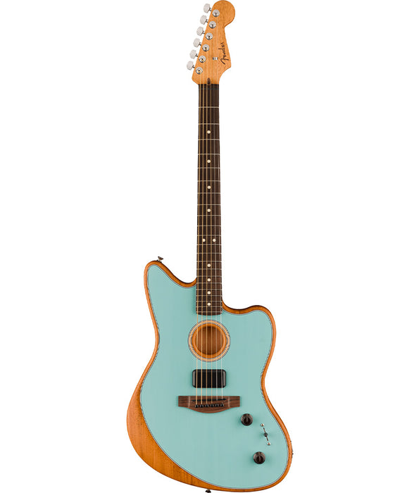 Fender Acoustasonic Player Jazzmaster, Rosewood Fingerboard - Ice Blue