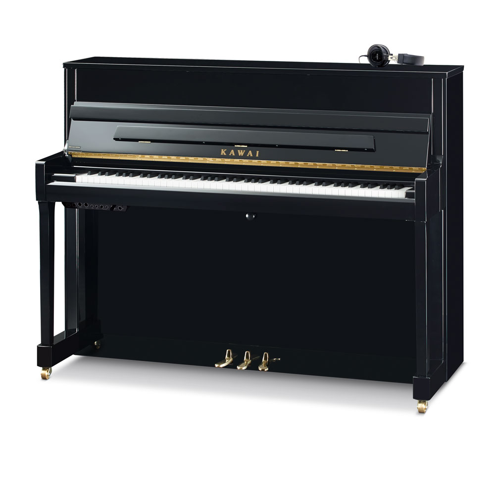 Kawai K-200 ATX4 Anytime Hybrid Piano | Polished Ebony | 45