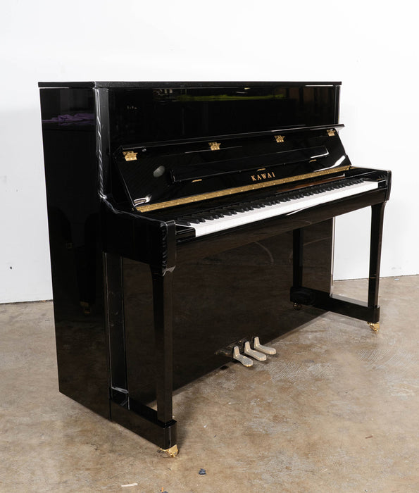 Kawai K-300 Upright Piano (2025) | Polished Ebony | 48” | Serial No. 2802970 | Used