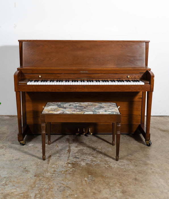 Baldwin 243 Studio Upright Piano (1987) | Satin Walnut | Serial No. 408039 | Used
