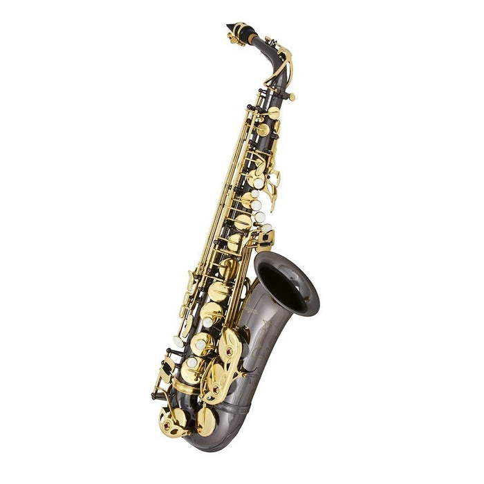 Antigua AS3220 Intermediate Alto Saxophone - Black Nickel w/ Lacquered Keys