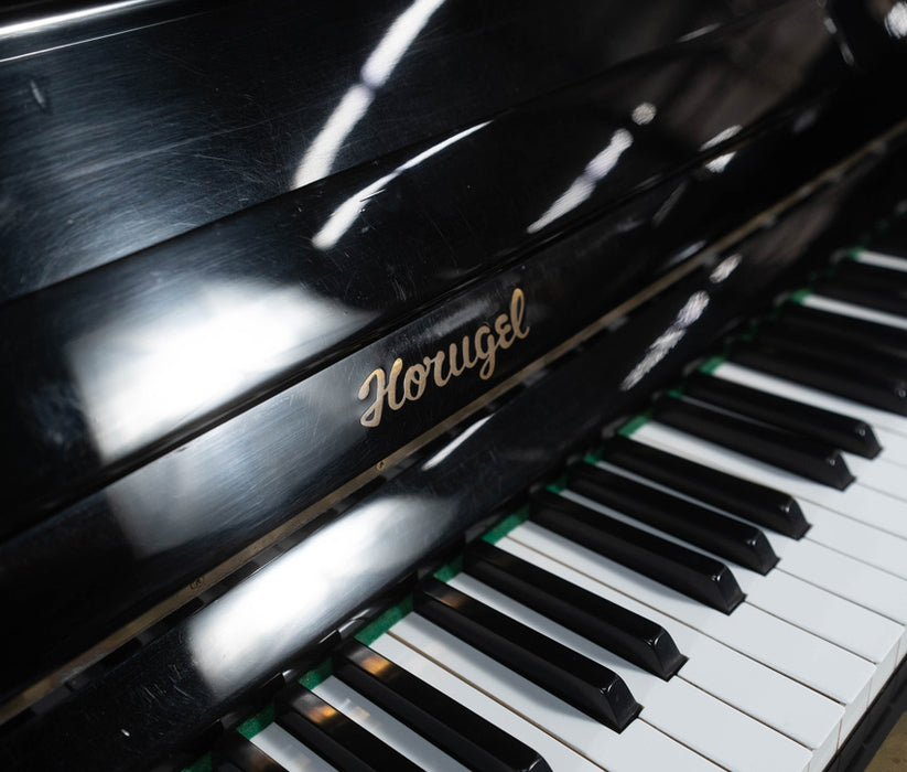 Horugel WG-6 Upright Piano | Polished Ebony | Serial no. T81127 | Used