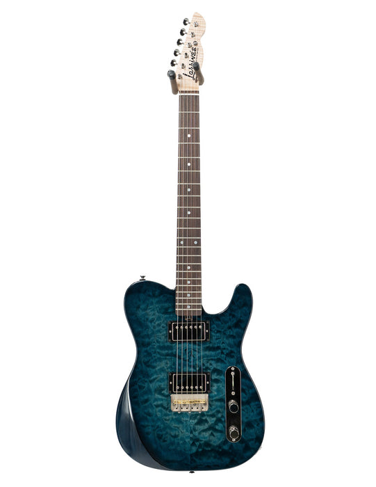 Larrivee Baker T Quilted Maple Top Electric Guitar - Deep Sea Green Trans Burst | New