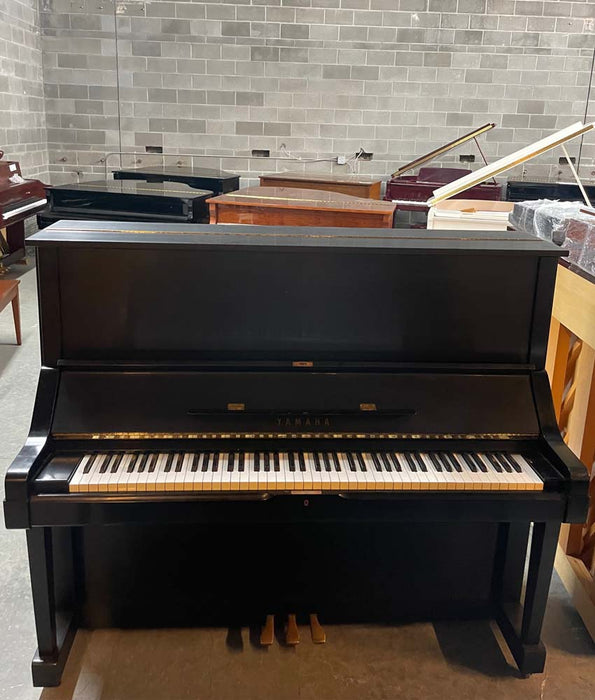 1980 Yamaha 52" UX Upright Piano | Ebony Satin | SN: X3051213