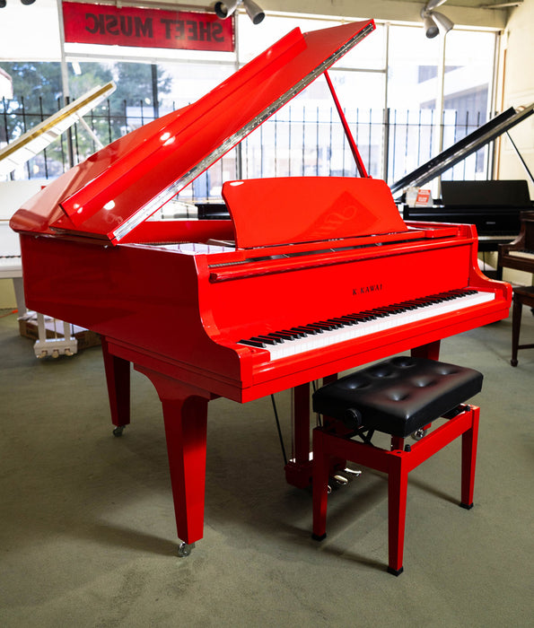 2022 Kawai GL-10 Baby Grand Piano |  5'0" | Ferrari Red Polish | Serial No. F183894 | Used