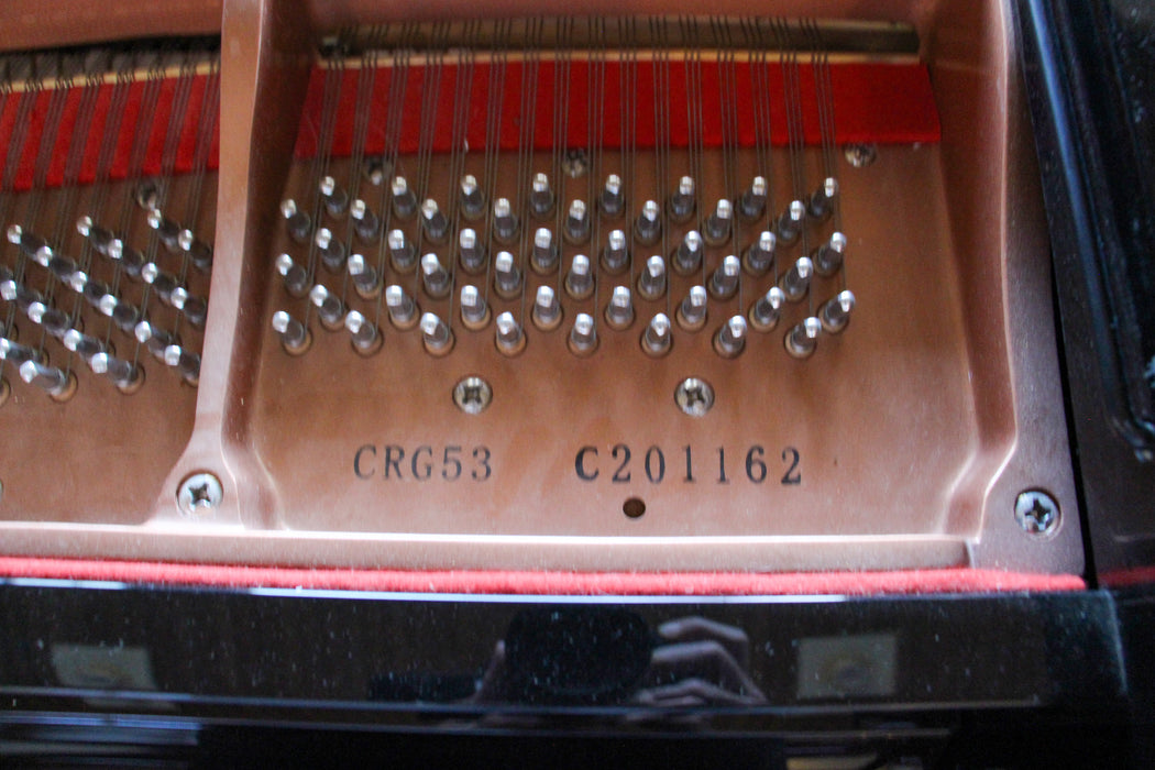 Cristofori CRG53 Baby Grand Piano | Polished Ebony