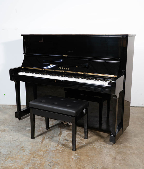 Yamaha U1 Upright Piano (1975) | Polished Ebony | 48" | Restored