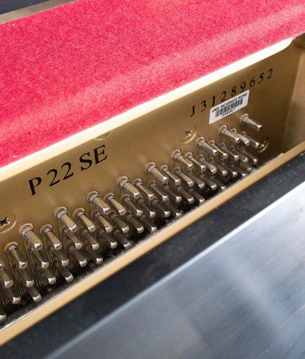 *UIW* 2014 Yamaha P22 Upright Piano in Satin Ebony | Serial No. J31289652 | Used