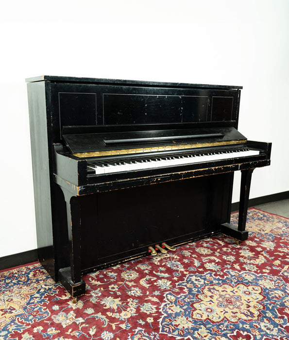Steinway & Sons Model 45 Studio Upright Piano | Satin Ebony | SN: 458170 | Used