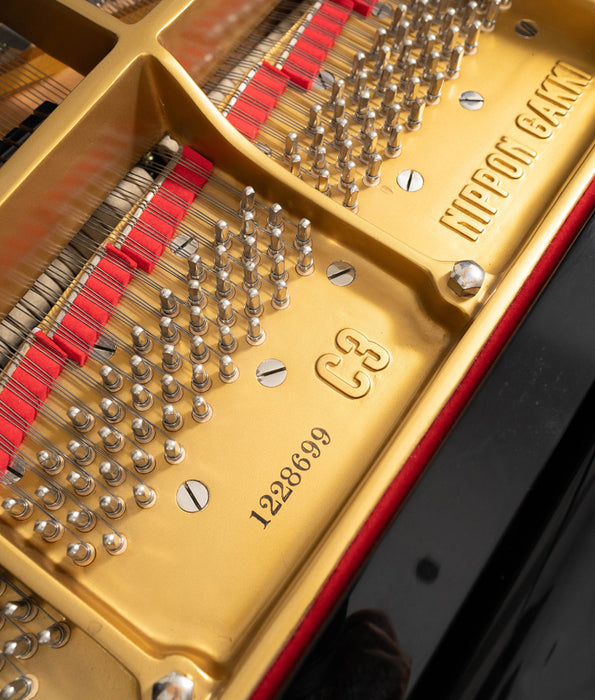 1971 Yamaha C3 Grand Piano | Polished Ebony | 6'1" | Serial No. 1228699 | Used