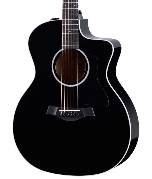 Taylor 214ce-BLK Plus Grand Auditorium Spruce/Maple Acoustic-Electric Guitar