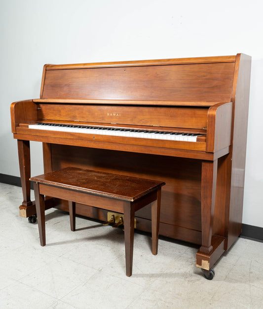 1999 Kawai UST7 Upright Piano | Satin Oak | 46" | Serial No. A94021 | Used