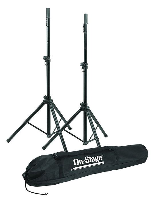 On-Stage SSP7900 All Aluminum Speaker Stand Package with Bag