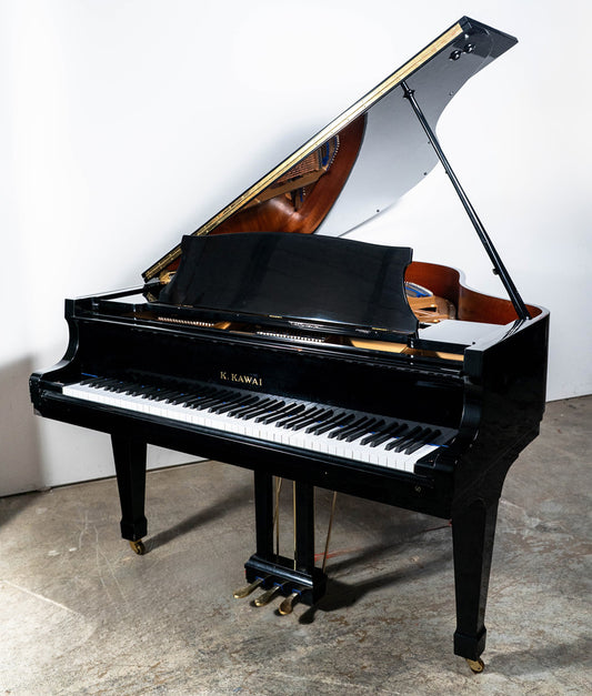 1991 Kawai KG2 5'10" Grand Piano | Ebony Polish | Used