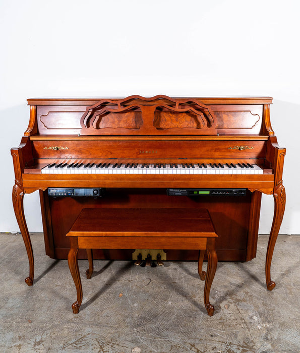 1995 Yamaha MX85P Upright Piano | Satin Mahogany | Serial No. T193829 | Used