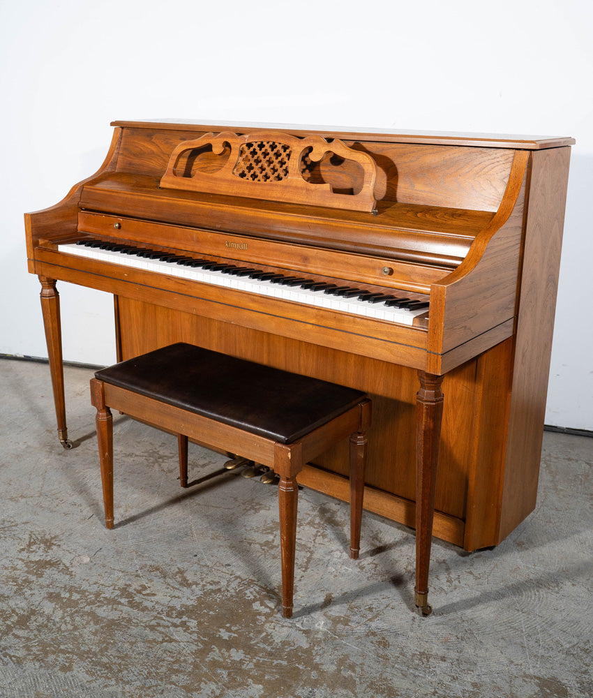 Kimball S435 Upright Piano | Walnut | Used — Alamo Music Center