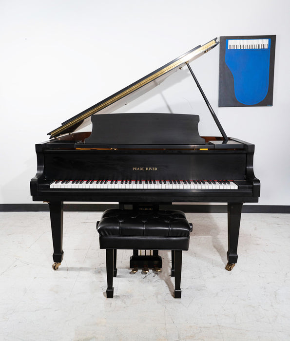 Pearl River GP170 Grand Piano | Satin Ebony | 5'7" | Serial No. 968995 | Used