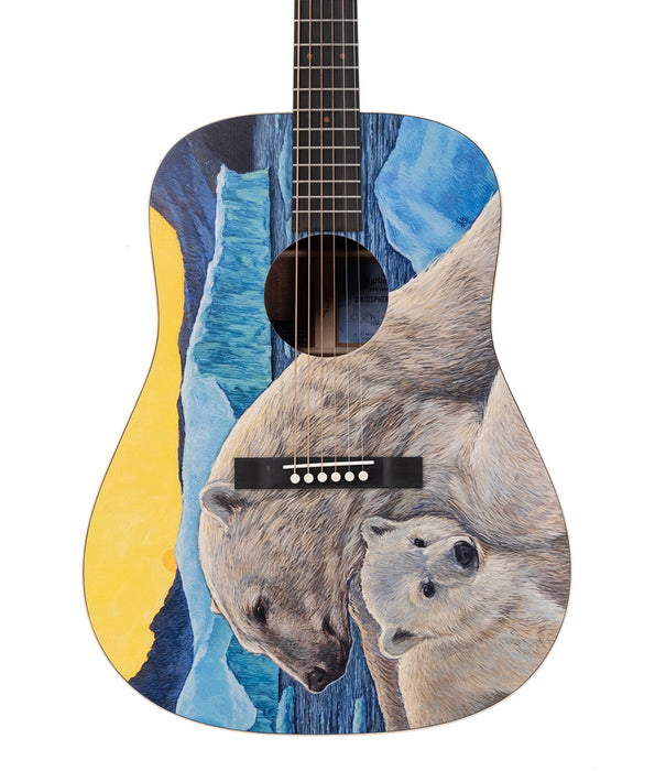Martin D Biosphere III Acoustic Guitar - Printed Top with Polar Bear Theme | New
