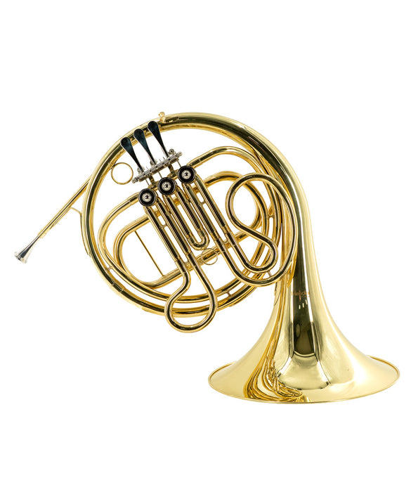 Pre-Owned Mendini MFH-20 Single Key of F Brass French Horn | Used