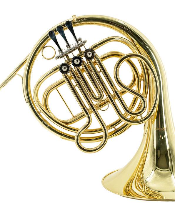 Pre-Owned Mendini MFH-20 Single Key of F Brass French Horn | Used