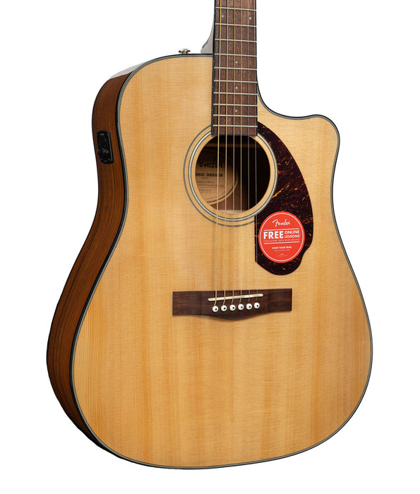 Fender CD-140SCE Dreadnought, Walnut Fingerboard - Natural | New