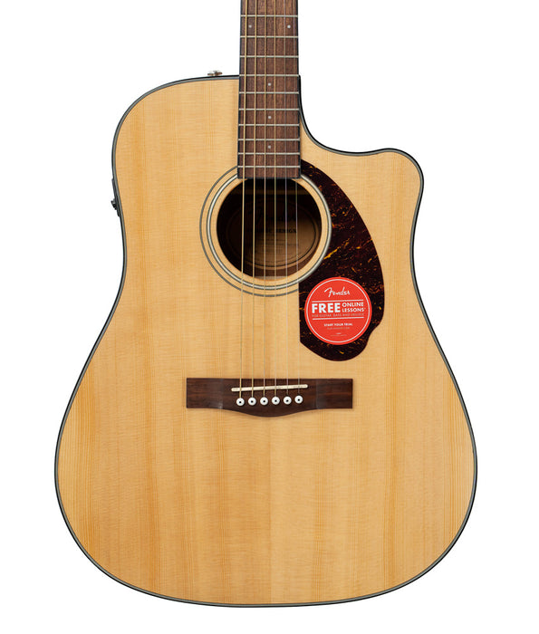 Fender CD-140SCE Dreadnought, Walnut Fingerboard - Natural | New