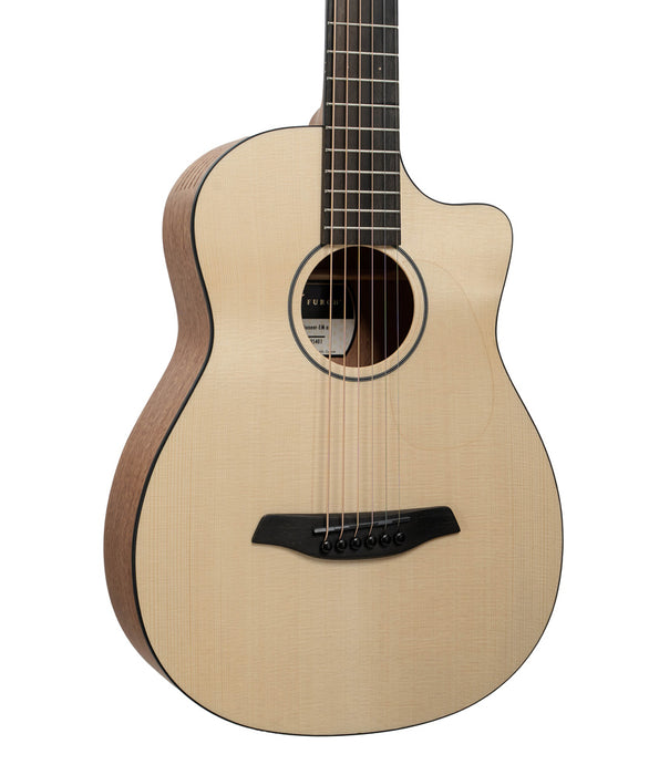 Furch Pioneer-EM Engelmann Spruce/African Mahogany Travel Acoustic Guitar