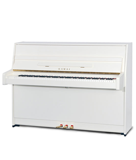 Kawai K-15 Continental Upright Piano (2023) | Polished White | 43.3” | Used