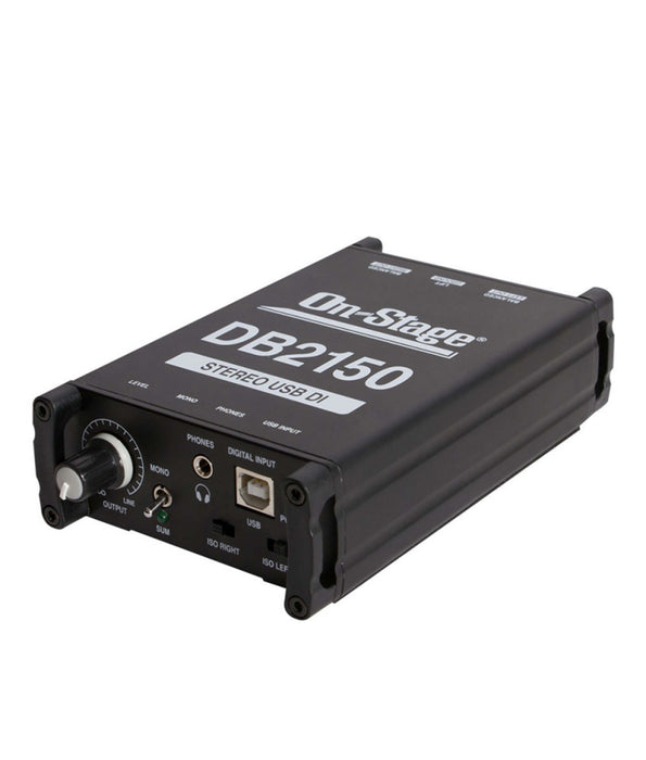 Centeron On-Stage DB2150 Passive Multimedia Stereo USB DI BoxAlamo Music ...