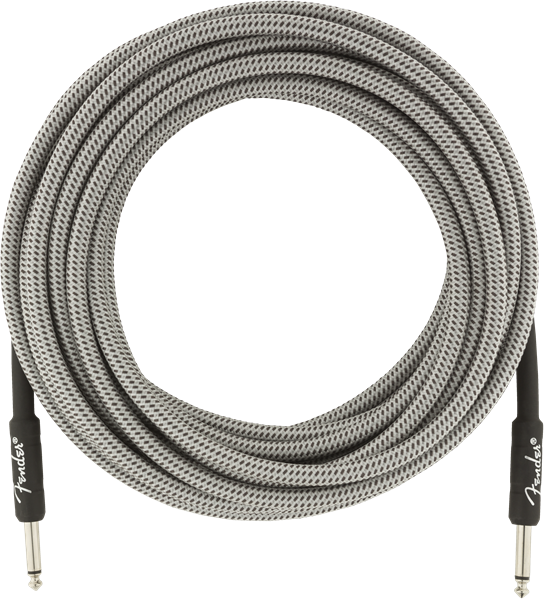 Fender Professional Series Instrument Cable, 25' - White Tweed