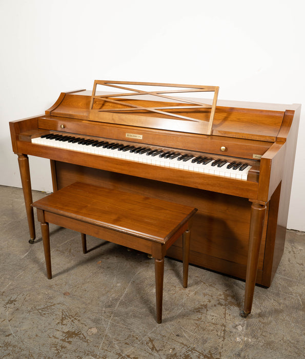 1969 Baldwin Acrosonic Upright Piano | Satin Oak | Serial No. 885919 | Used