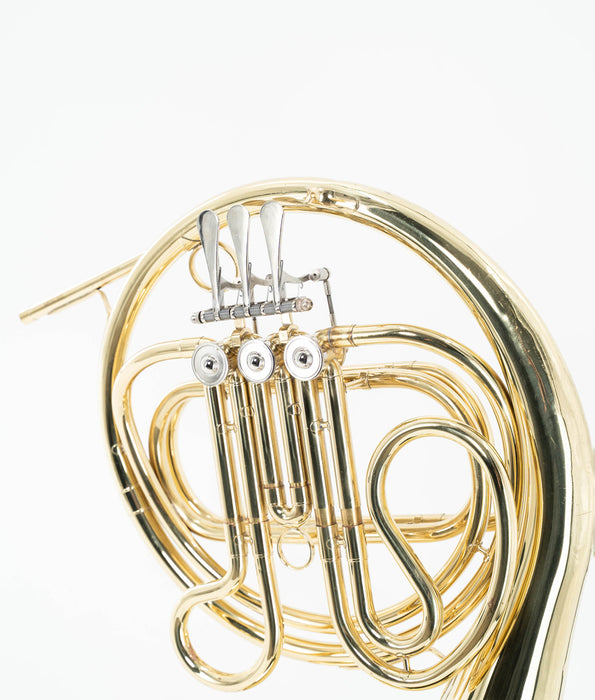 Pre-Owned Mendini MFH-20 Single Key of F Brass French Horn | Used