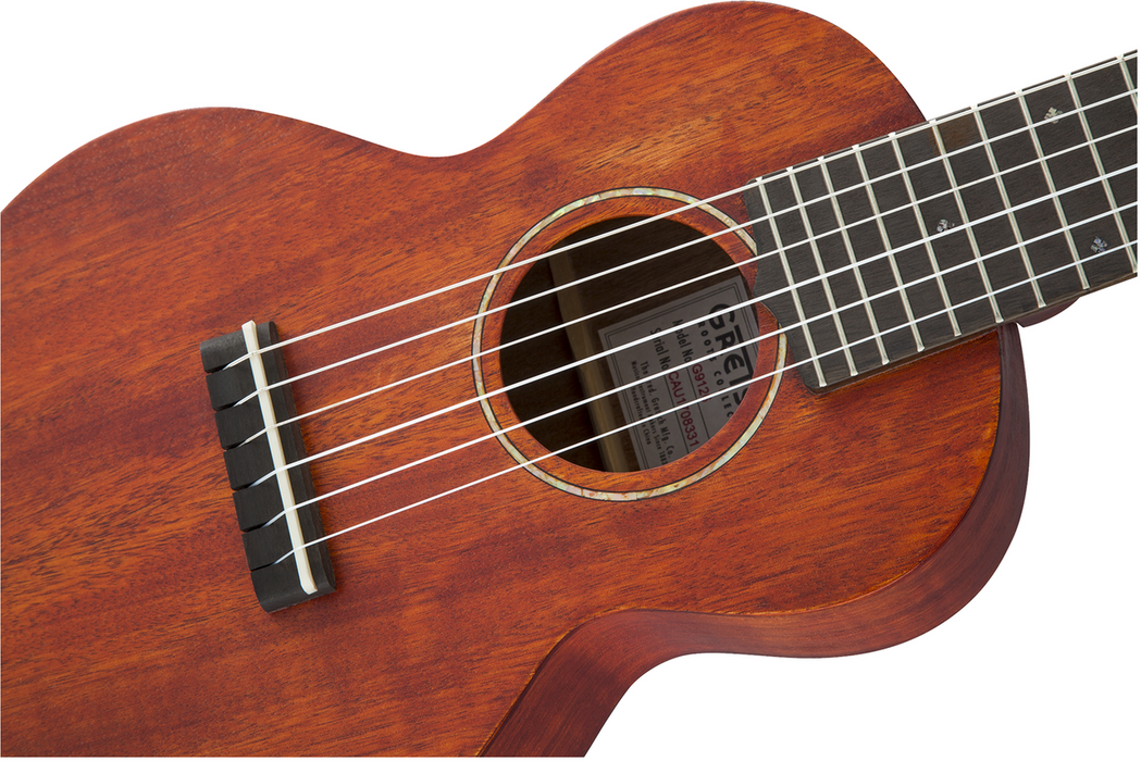 Gretsch G9126 Guitar-Ukulele with Gig Bag, Ovangkol Fingerboard - Honey Mahogany Stain