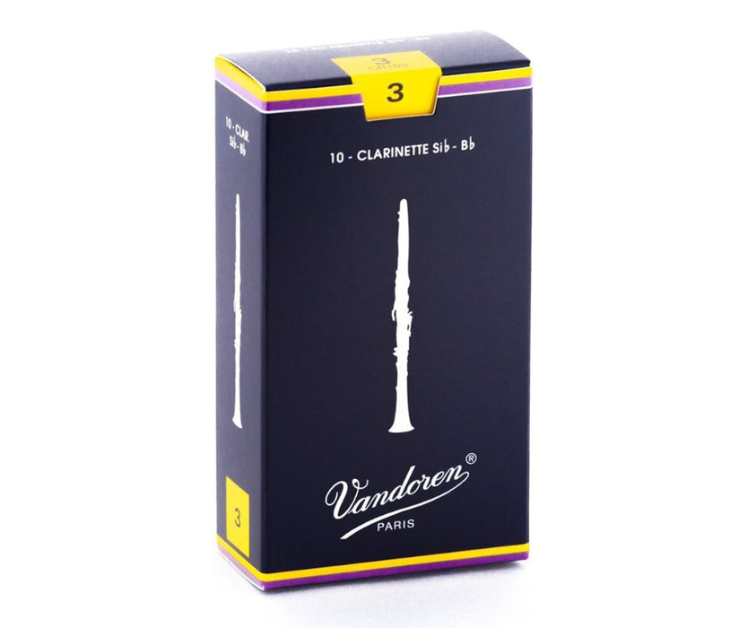 Vandoren CR103 #3 Bb Clarinet Reeds - 10 Pack
