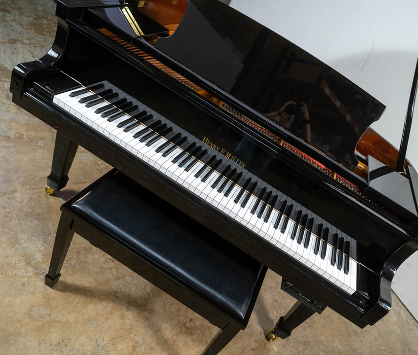 Henry F Miller HMG-058S Player Grand Piano | Polished Ebony | 4'11" | Used