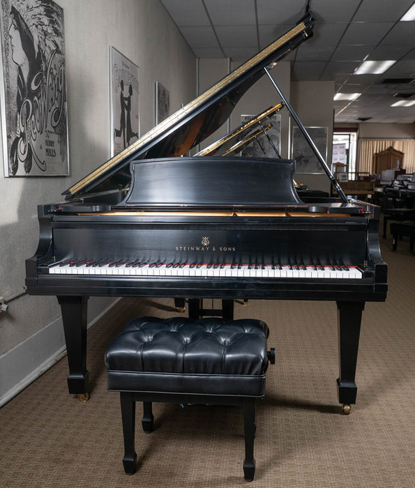 1996 Steinway Model B Grand Piano in Satin Ebony | Serial No. 539364 | Used