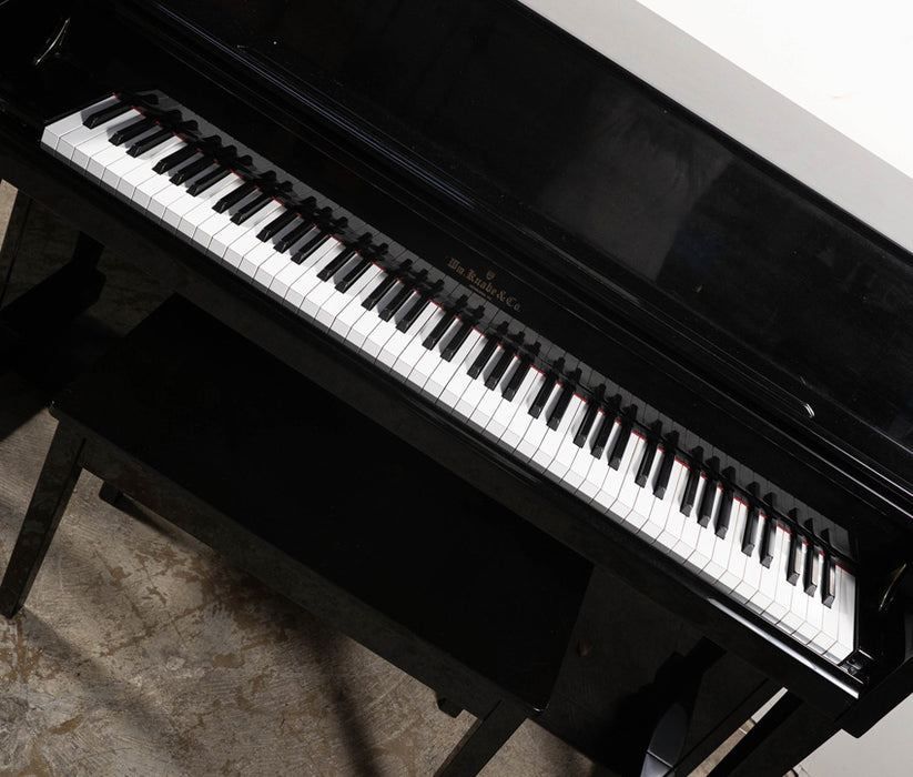 2012 Knabe WMV-245 Upright Piano | Polished Ebony | 43" | Serial No. IKLKU1083 | Used