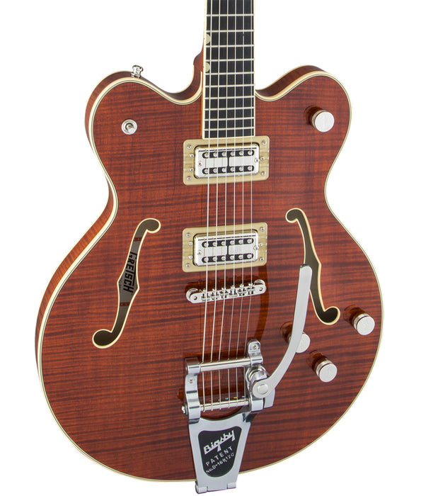 Gretsch G6609TFM Players Ed. Broadkaster Hollow-Body Electric Guitar - Bourbon Stain