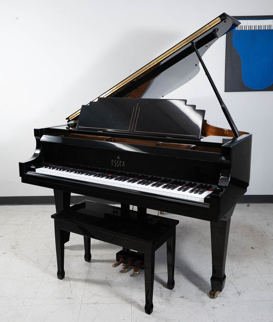 2001 Essex EGP160 Grand Piano | Polished Ebony | 5'2"| Serial No. E100610 | Used