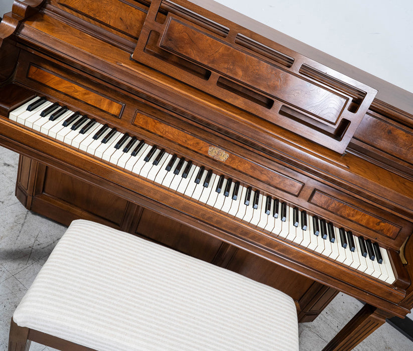 Cable Upright Piano in Satin Mahogany (1976) | Serial No. 433806 | Used