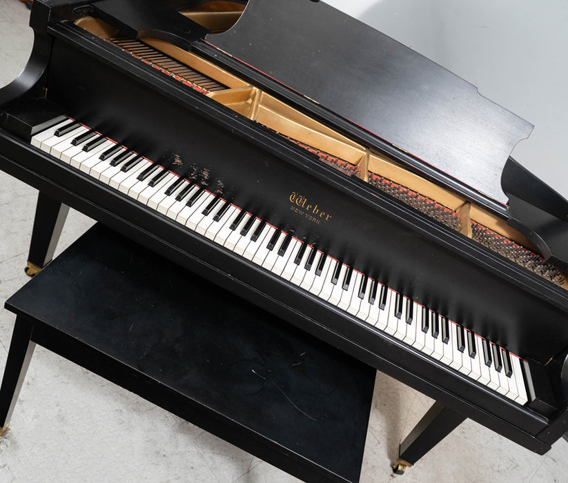 Weber Grand Piano | 5'0" | Satin Ebony | Serial No. 78198 | Used