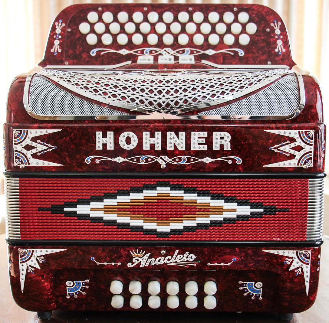 Hohner Anacleto Rey Del Norte EAD RedAlamo Music CenterAnacletoAccordions
