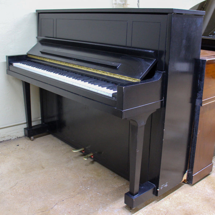 Steinway "50" Studio Upright Piano | Satin Ebony