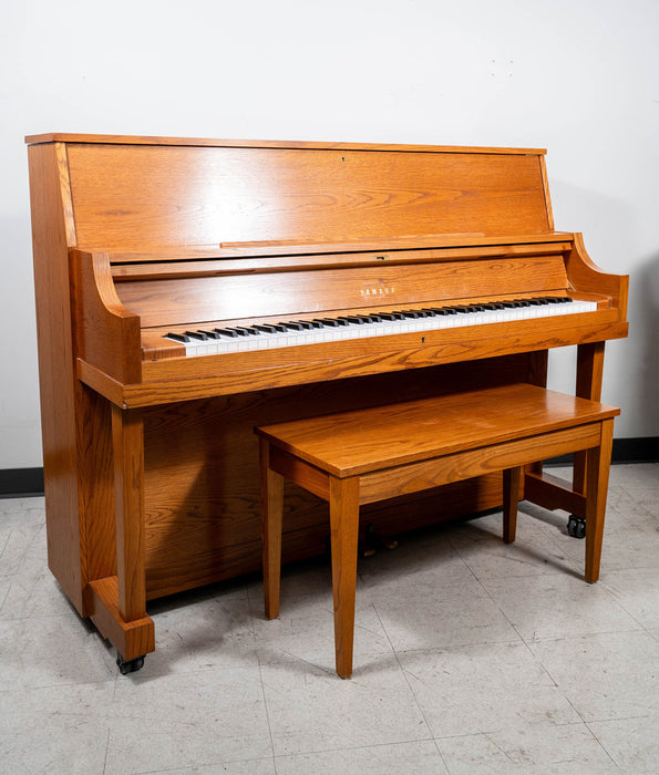 1987 Yamaha P22 Upright Piano | Walnut | 45" | Serial No. 289479 | Used