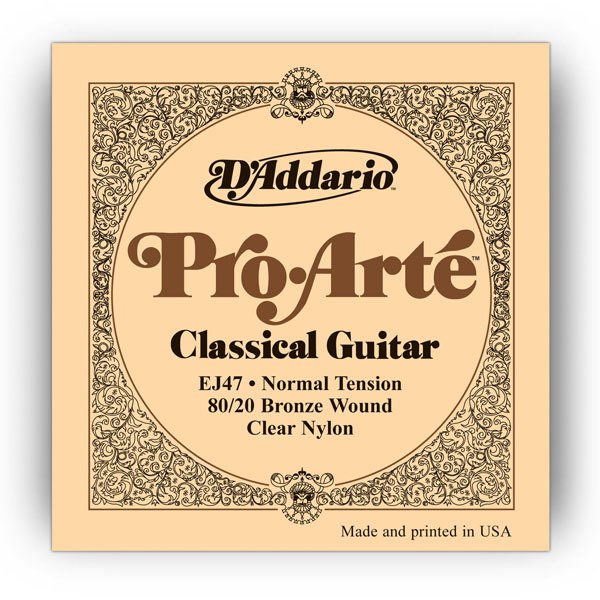 D'Addario EJ47 80/20 Bronze Pro-Arte Nylon, Normal Tension