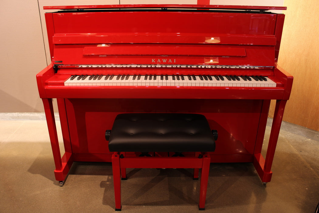Kawai 45" K-200 Upright Piano | Polished Red