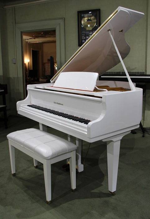 DH Baldwin C142 Baby Grand | Polished White | 53672 | Used