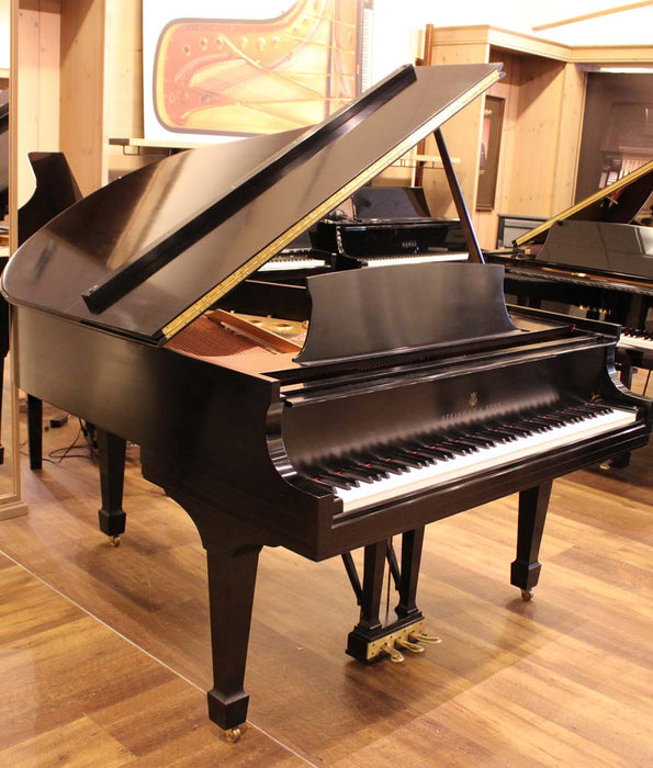 1987 Steinway 5'7" Model M Grand Piano | Satin Ebony | SN: 499822 | Used