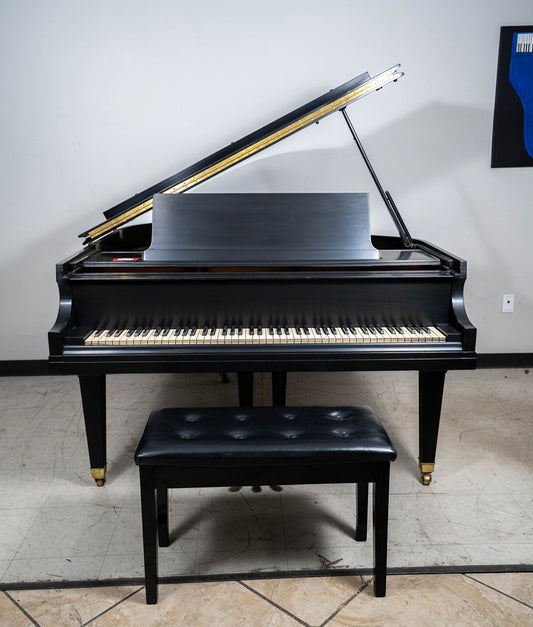 1942 Baldwin Model M Grand Piano | Satin Ebony | 5'2" | Serial No. 100595 | Used