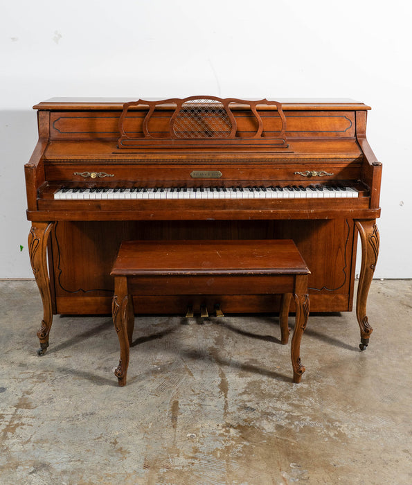 Schafer & Sons Upright Piano | Satin Mahogany | Used